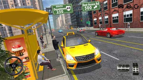 Stadt Taxi Fahren Spiel 2018: Taxifahrer Spaß screenshot 6