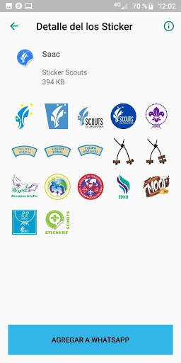 Stickers Scouts - WhatsApp - WAStickerApps screenshot 7
