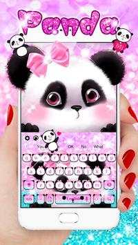 Pink Cute Panda Keyboard screenshot 2