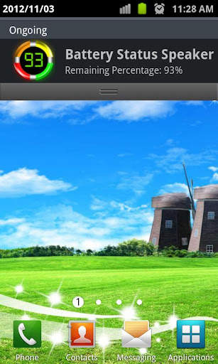 Battery Status Speaker screenshot 5