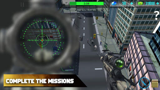 Sniper Shooting City 3D : Mission War screenshot 2