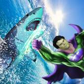 Superhero VS Shark Attack Game 1.3