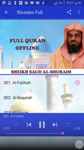 Saud Al Shuraim Full Offline Quran Mp3 screenshot 3