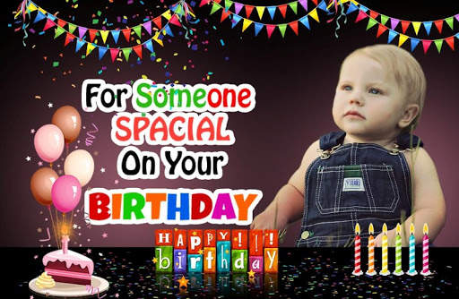 birthday photo frame with text screenshot 2