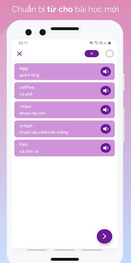 Violet: Học tiếng Anh phát âm với 3000 từ vựng screenshot 8