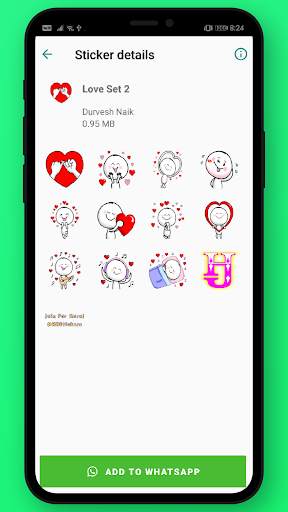 Love couple stickers for WhatsApp (WAStickerapps) screenshot 6