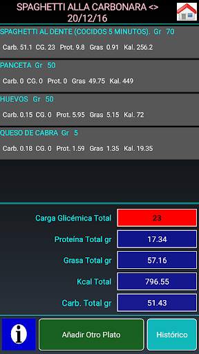 Índice glucém y la carga  Lite screenshot 8