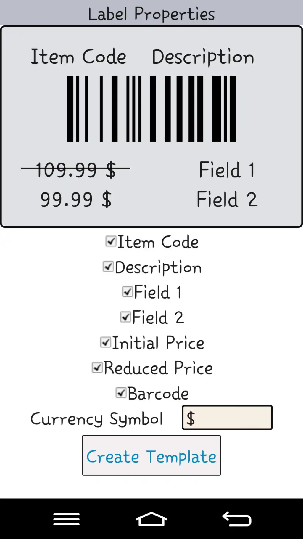 Label Printing App for Bluetooth Printers скриншот 3