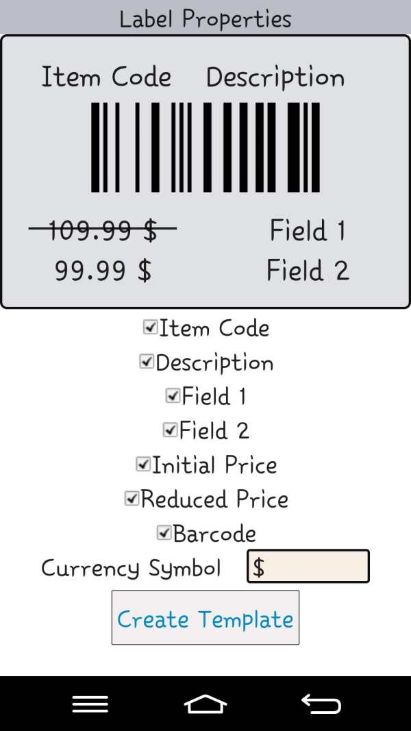 Label Printing App for Bluetooth Printers скриншот 3