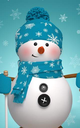 Cute Snowman Live Wallpaper HD screenshot 8