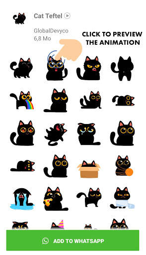 Funny animated stickers for WhatsApp 2021 screenshot 3