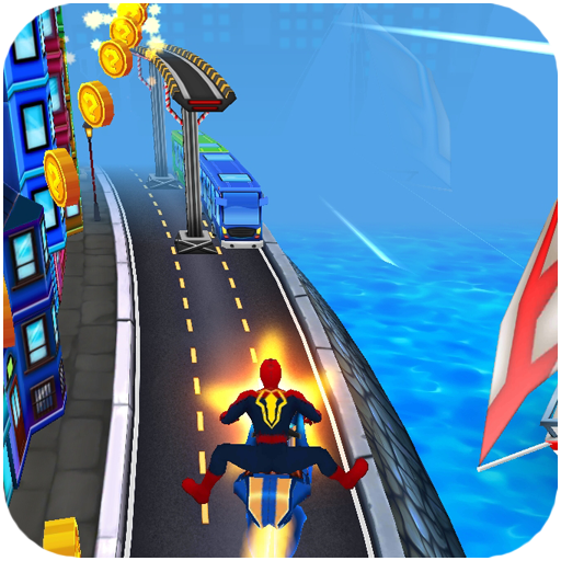 Spider Subway Run - Super Crime City Battle icon