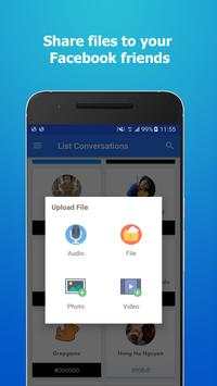 Share File via Messenger screenshot 1