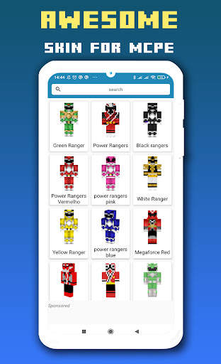 Power Rangers MOD Minecraft screenshot 1