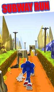 Subway Hedgehog Adventure: Dash Runner jump Game скриншот 3