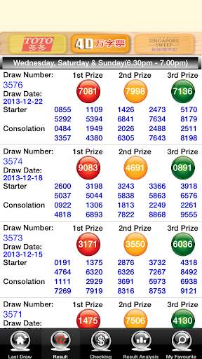 TOTO, 4D Lottery Live Free screenshot 3