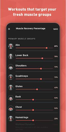 Fitbod Workout & Fitness Plans screenshot 8