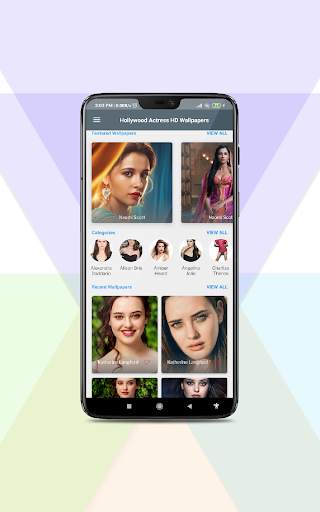 Hollywood Actress HD Wallpapers App screenshot 1