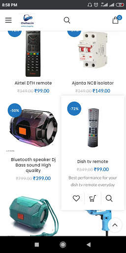 Chalbaz online shopping app screenshot 2