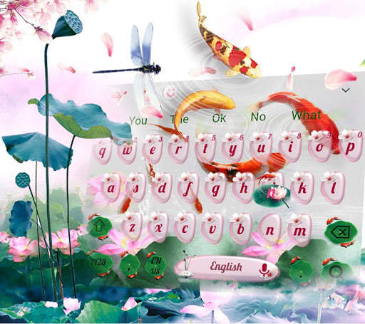 New Koi Fish Live Wallpaper Theme screenshot 2
