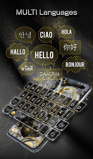 Silver Luxury Watch Wallpaper and Keyboard screenshot 4