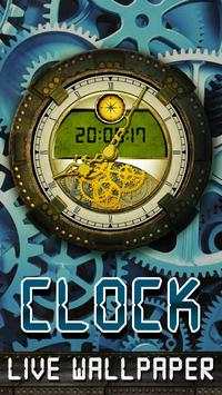 Vintage Clock Live Wallpaper 3D: Phone Backgrounds screenshot 5