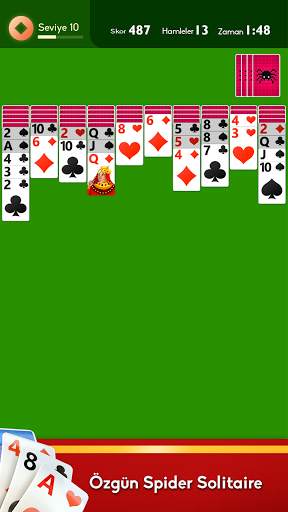 Spider Solitaire Plus screenshot 1