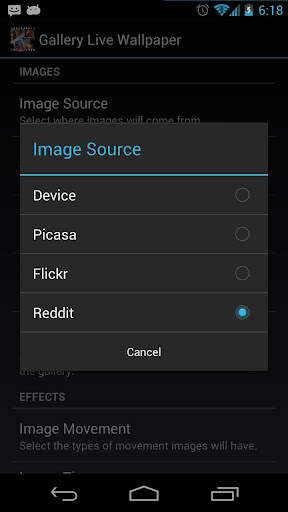 Gallery Free Live Wallpaper screenshot 4