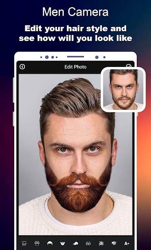 Men Hair Style - Man Hair Editing & Photo Editor screenshot 5