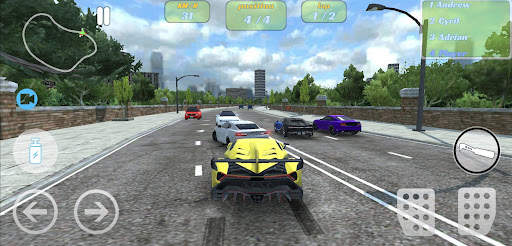 City driving in car racing screenshot 4