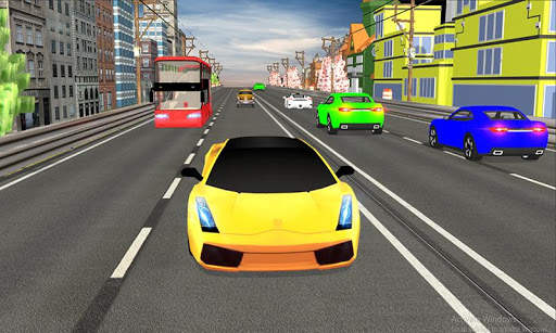 Racing in car 2018:City Highway Traffic Racer Sim screenshot 1