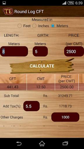 Timber Estimator скриншот 7