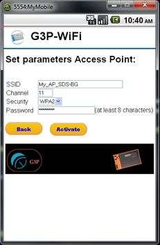 G3P WiFi screenshot 3