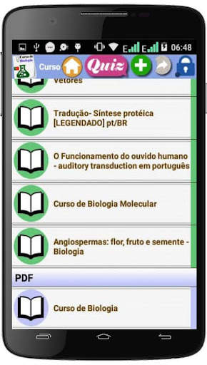 Curso de Biologia (português) screenshot 1