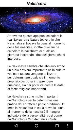 Calcolatore Nakshatra screenshot 2