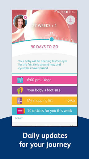 Pregnancy App & Baby Tracker; Week by Week -Bounty screenshot 5