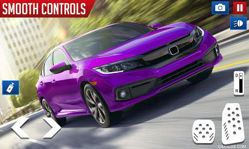 Drifting and Driving Simulator Civic Game screenshot 4