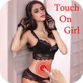 Touch On Sexy Girl  - Girl Body Scanner Prank logo
