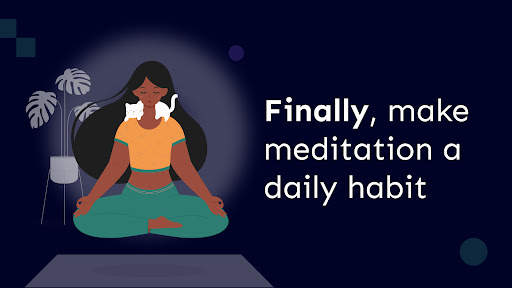 Atom: Build a habit of meditation (For Beginners) screenshot 1