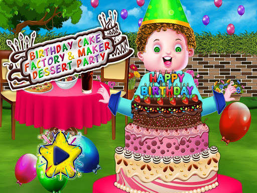 Birthday Cake Maker Factory :Cake Making Game Free screenshot 1