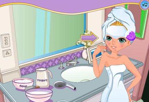 girls facial makeover game screenshot 2