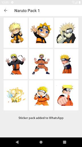 Konoha Stickers Aniem WastickerApps be a Hokague screenshot 3