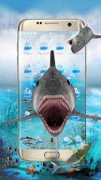 3D Roar Angry Shark Launcher screenshot 2