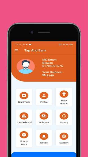 Tap And Earn स्क्रीनशॉट 1