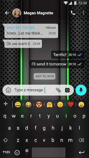 2021 Gamer Theme -> GB Whats Plus Azul HeyMods screenshot 1