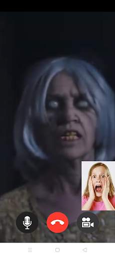 Granny Calling Fake Video Call screenshot 1