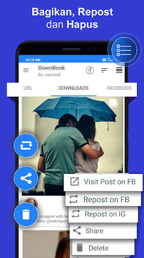 DownBook: Foto & Video Pengunduh untuk Facebook screenshot 5