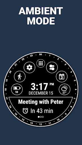 Calendar Watch Face स्क्रीनशॉट 6