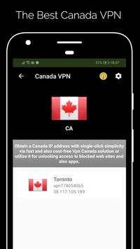 Canada VPN screenshot 4