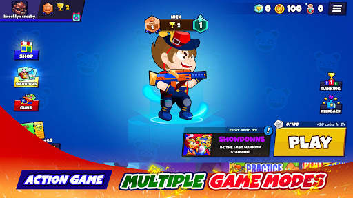 Bullet Warriors: 3vs3 Shooter screenshot 1